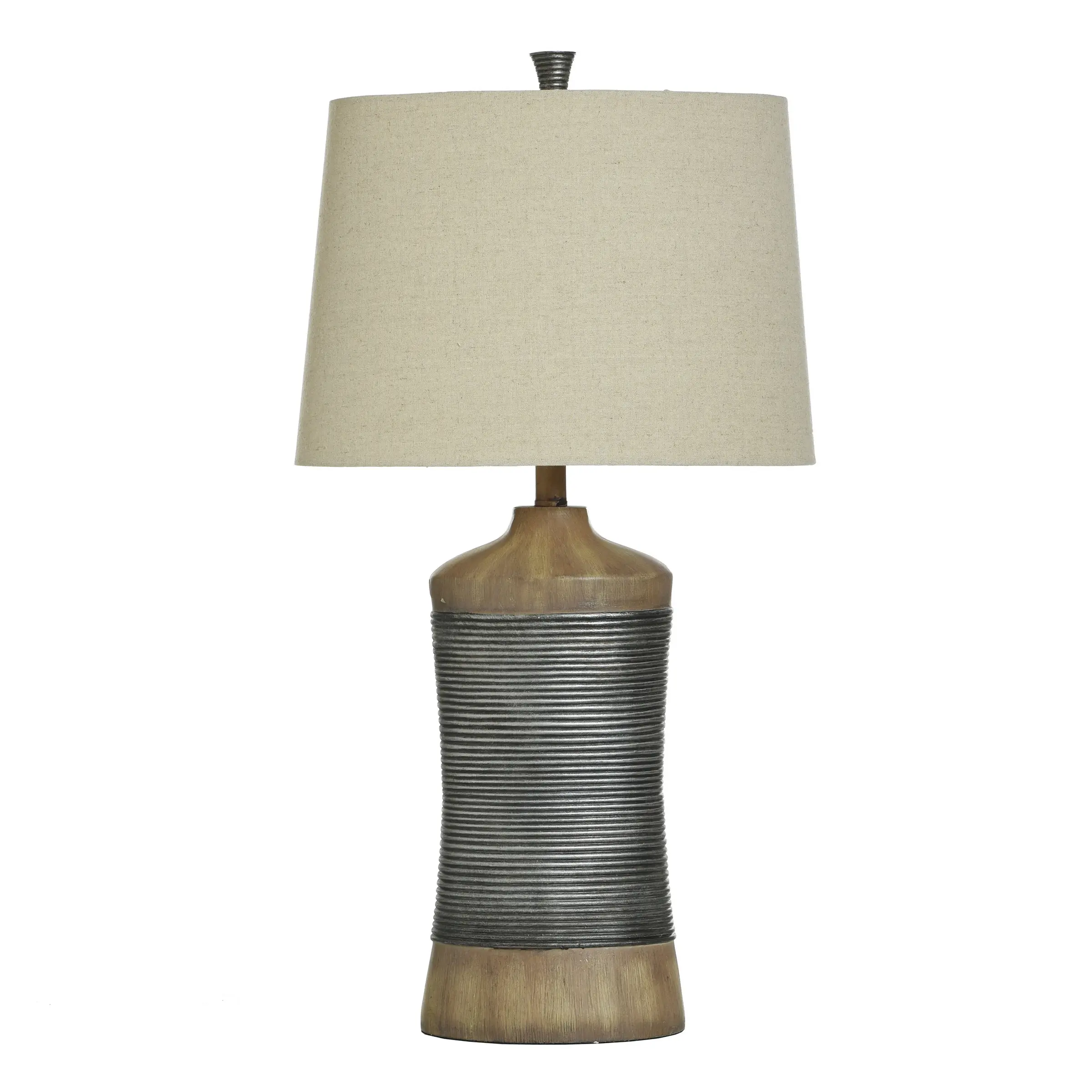 30  Light Brown and Gray Table Lamp-1
