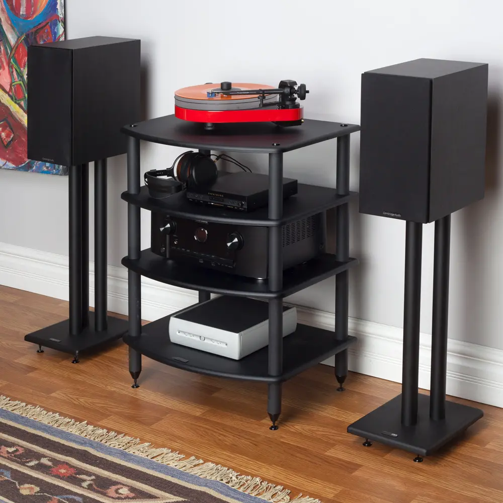 Vulcan Audio 4-Shelf Audio Rack-2