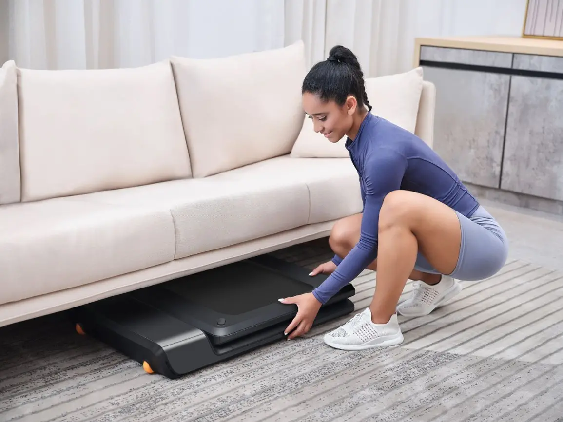 WalkingPad  A1 Pro Under Desk Treadmill Double Fold Walking Pad - Black-6