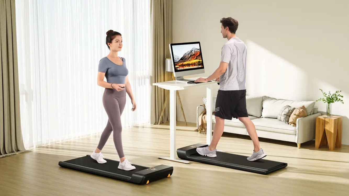 WalkingPad  A1 Pro Under Desk Treadmill Double Fold Walking Pad - Black-7