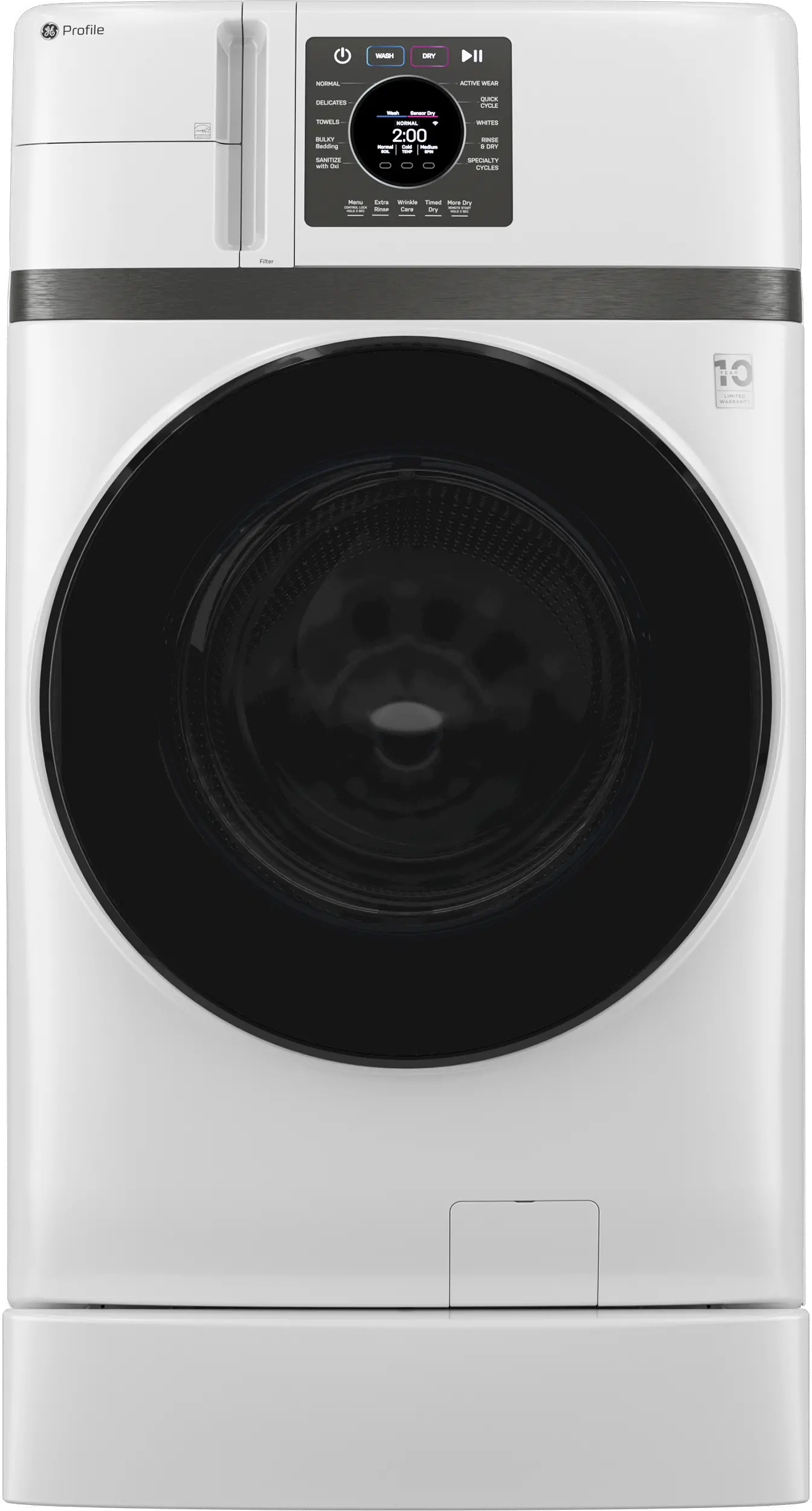 PFQ83HSSWWW GE Profile 4.6 Cu Ft 2-in-1 Smart Washer / Dryer - White-13