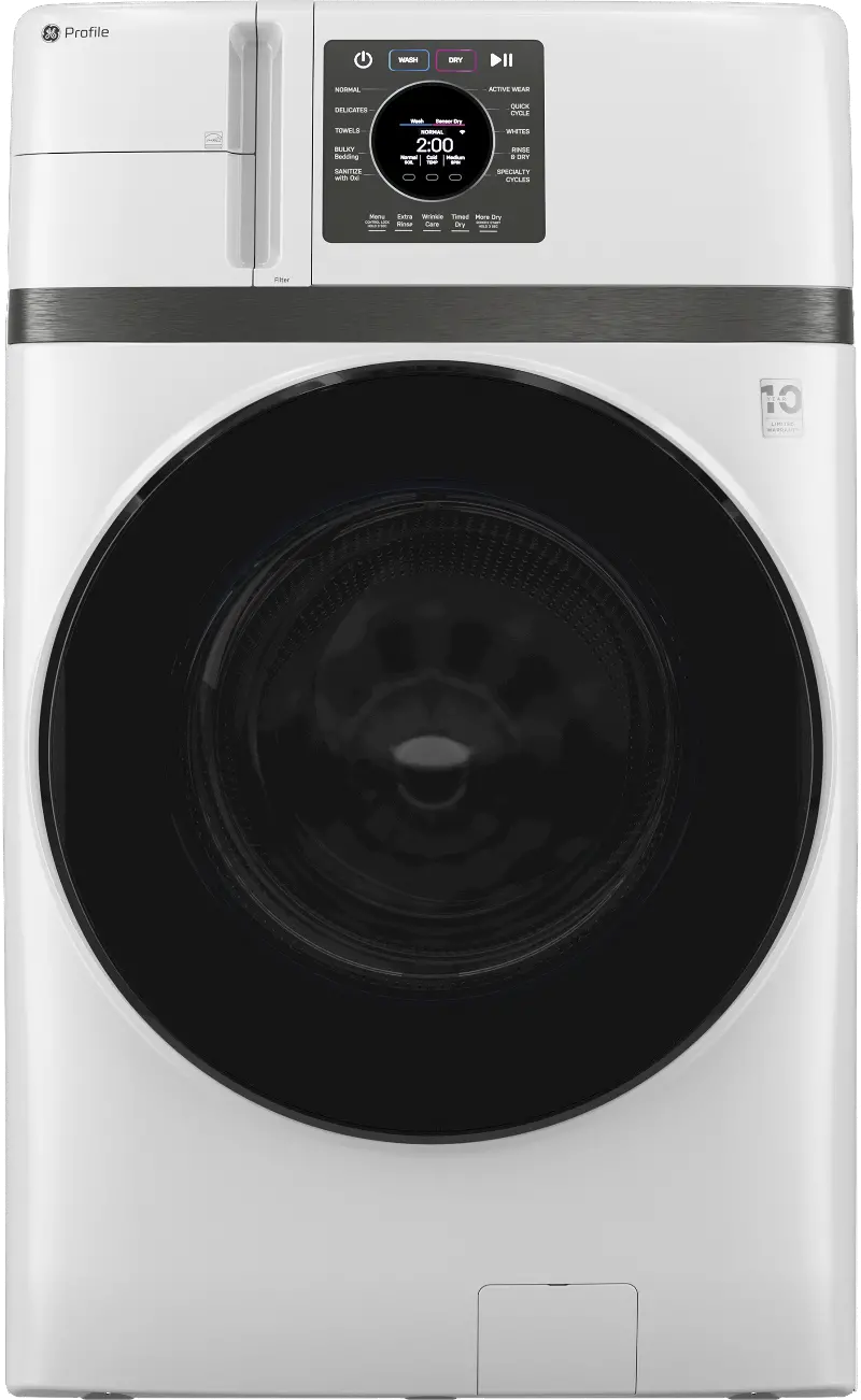 GE Profile 4.6 Cu Ft 2-in-1 Smart Washer / Dryer - White