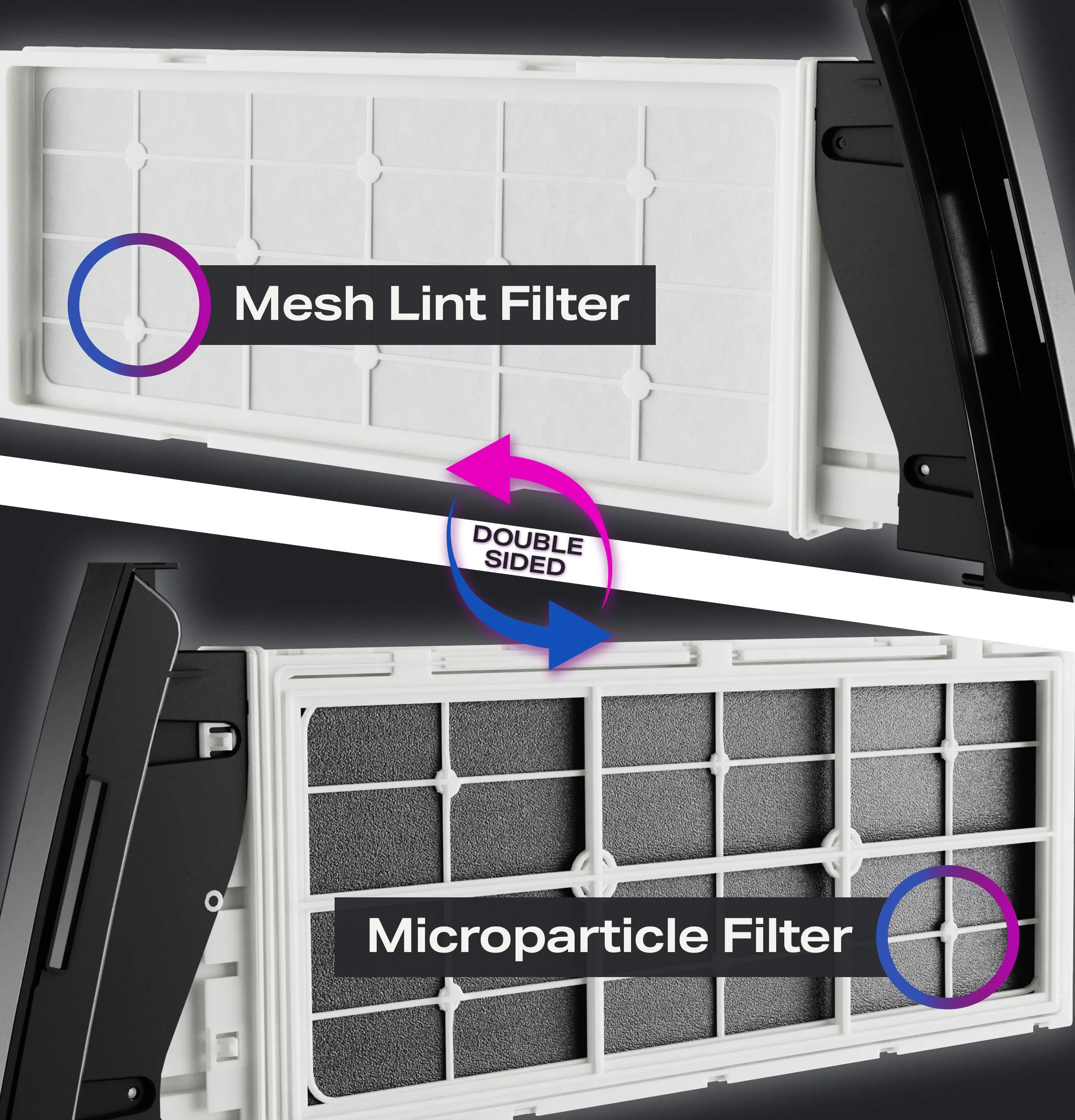 PFQ83HSSWWW GE Profile 4.6 Cu Ft 2-in-1 Smart Washer / Dryer - White-8