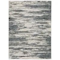 Caravan 8 x 11 Beige Blue Area Rug