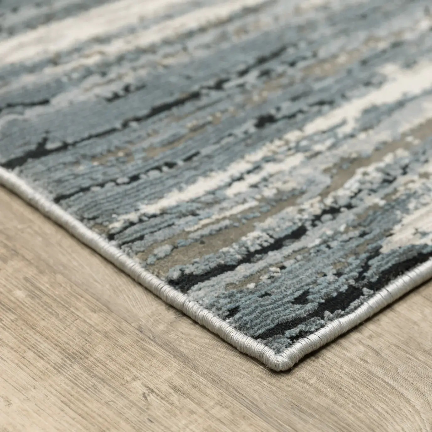Caravan 8 x 11 Beige Blue Area Rug-7