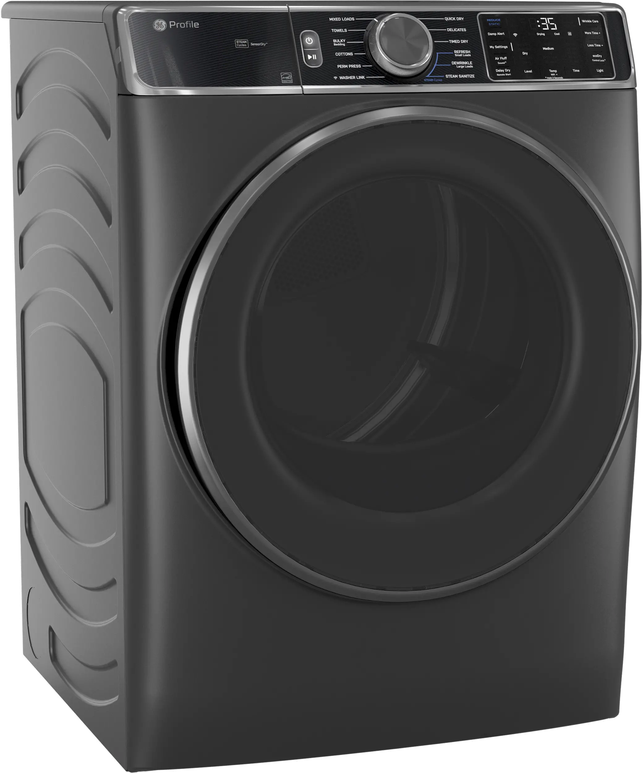 PFD95ESPWDS GE Profile™ 7.8 Cu Ft Smart Electric Dryer - Dark Steel-13