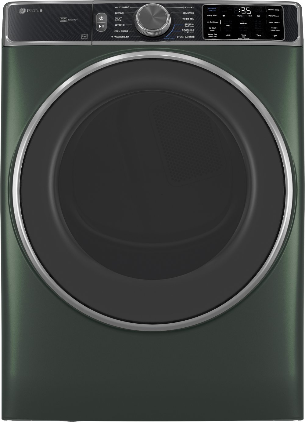 GE Profile™ 7.8 Cu Ft Smart Electric Dryer - Jade Green