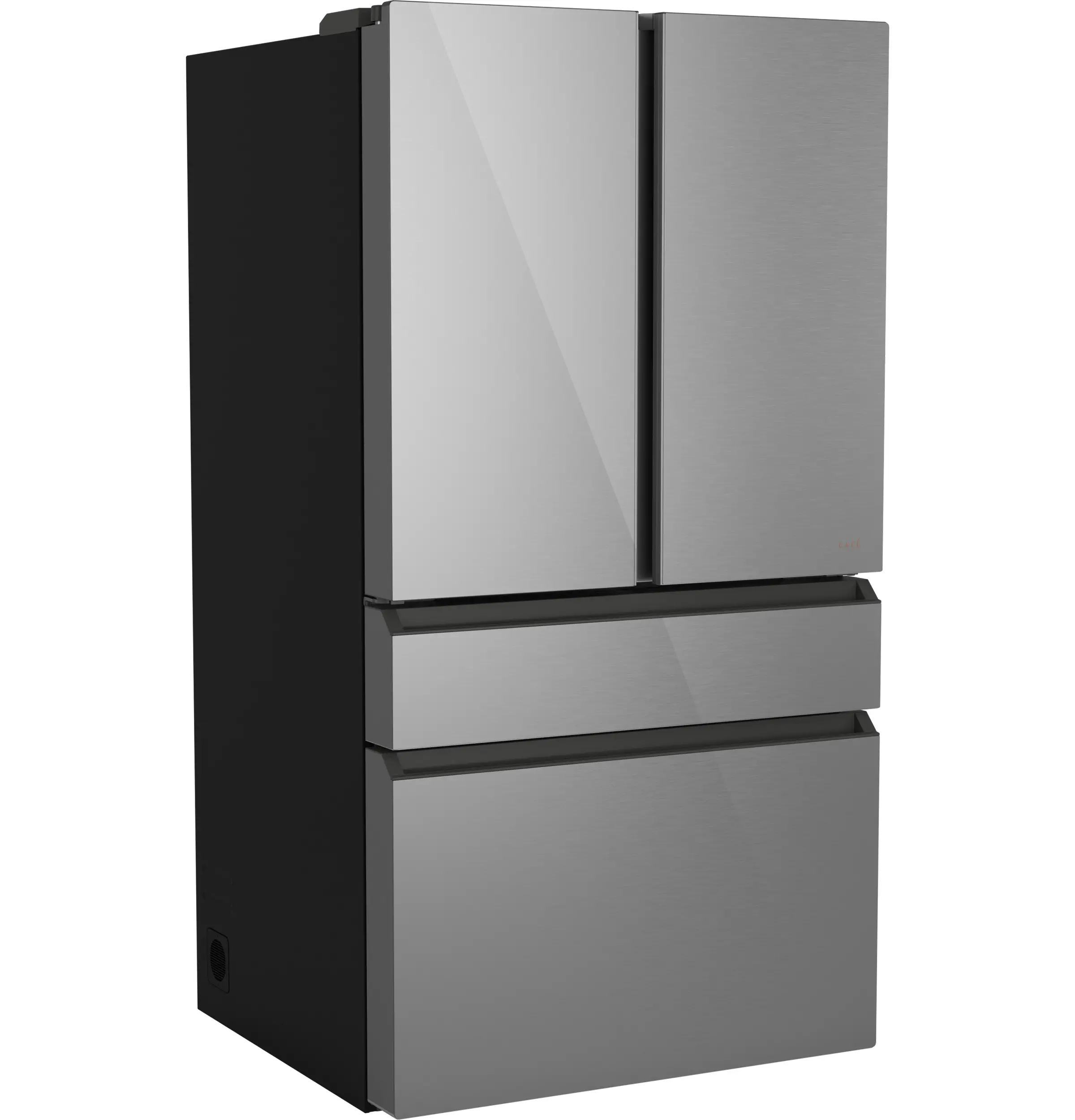 CJE23DM5WS5 GE Cafe 23 Cu Ft 4-Door French Door Refrigerator - Counter Depth Platinum Glass-10
