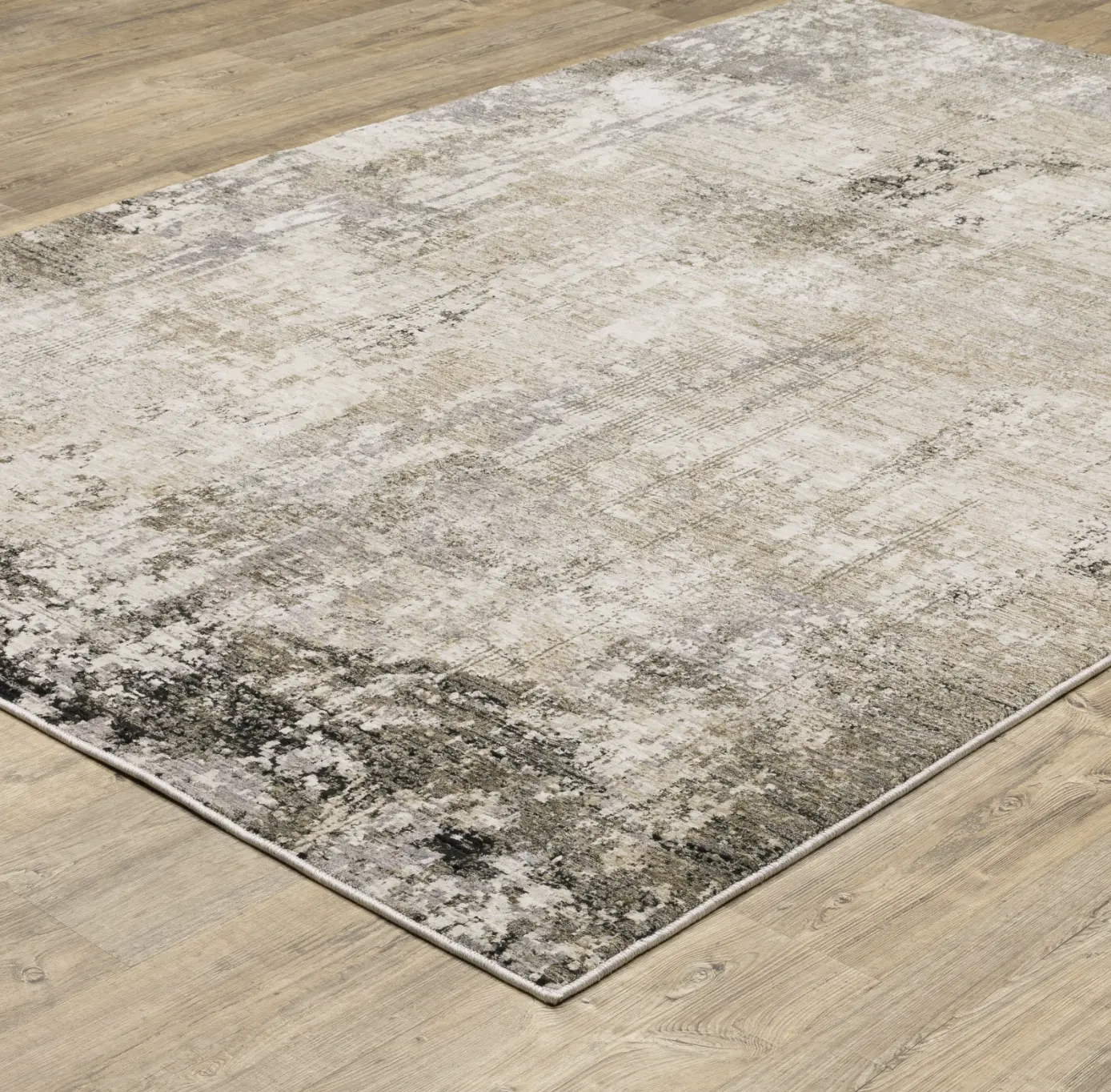 Nebulous 8 x 11 Modern Beige Area Rug-5