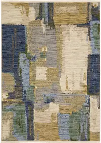 Soleri 5 x 8 Blue and Green Area Rug