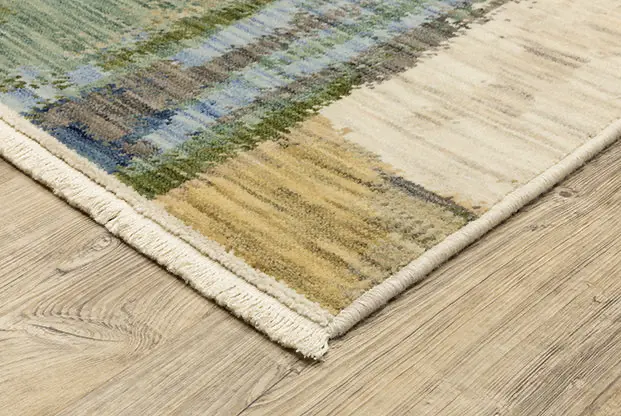 Soleri 5 x 8 Blue and Green Area Rug-3