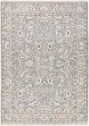Maharaja 8 x 11 Blue and Ivory Area Rug