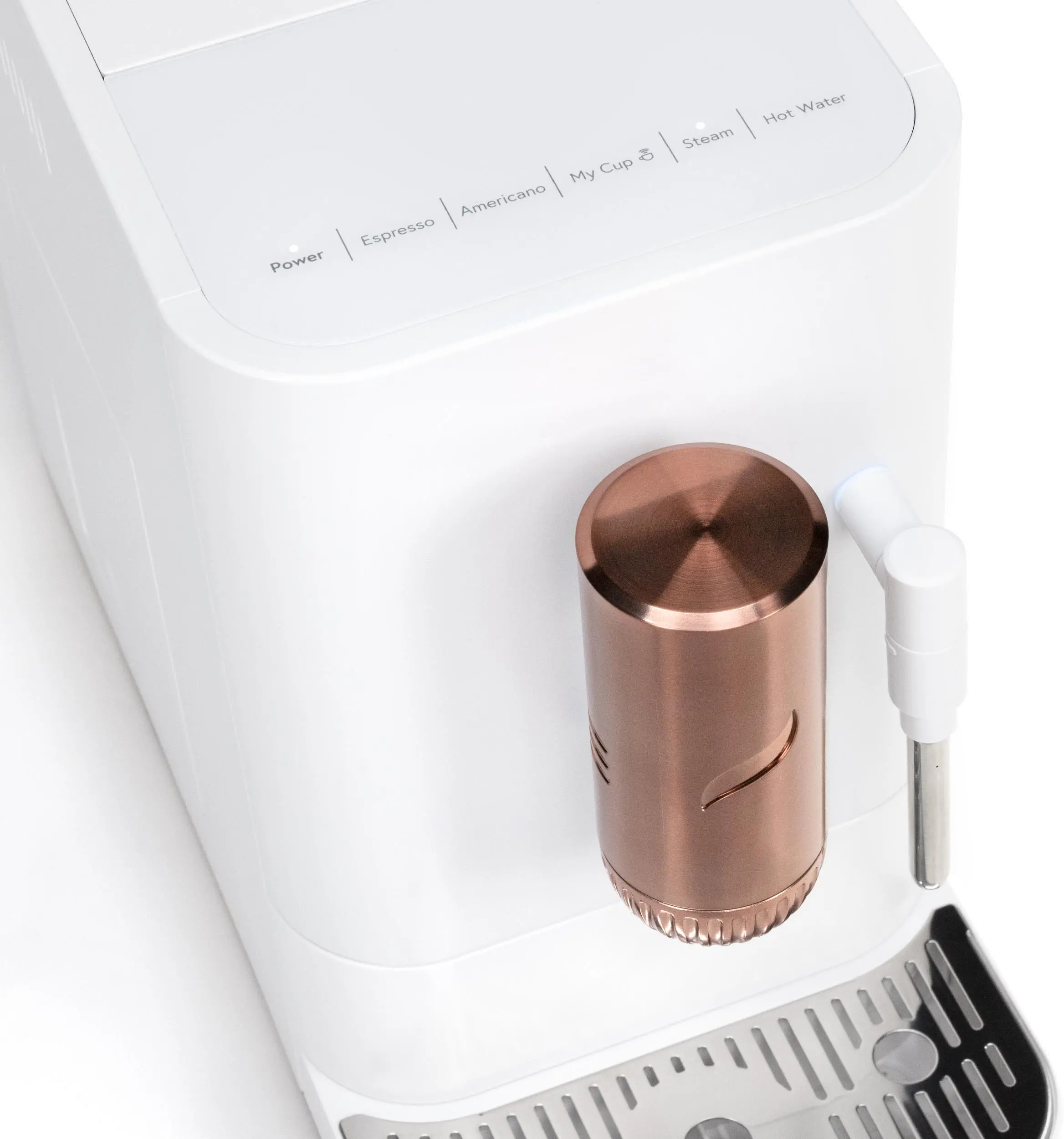 C7CEBBS4RW3 GE Cafe Affetto Automatic Espresso Machine and Frother - Matte White-8