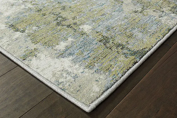 Evolution 5 x 7 Blue Green Area Rug-3