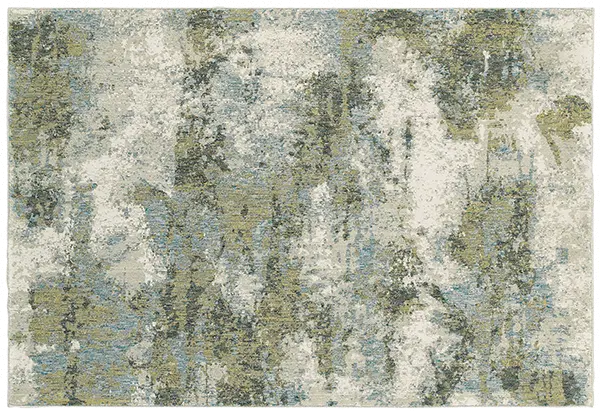 Evolution 5 x 7 Blue Green Area Rug-4