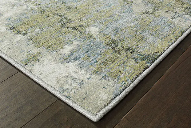Evolution 8 x 11 Blue Green Area Rug-3