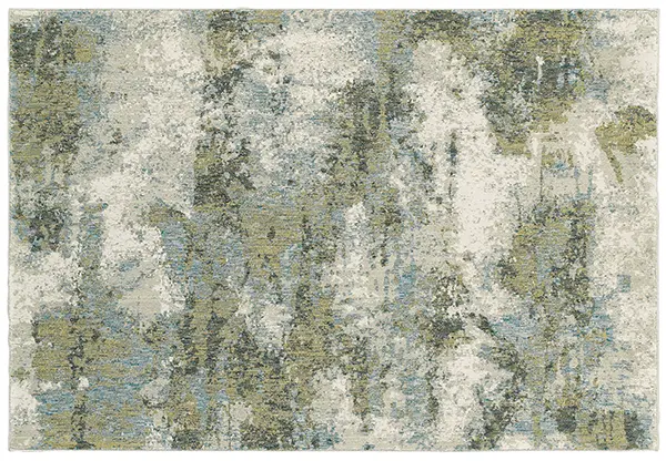Evolution 8 x 11 Blue Green Area Rug-4