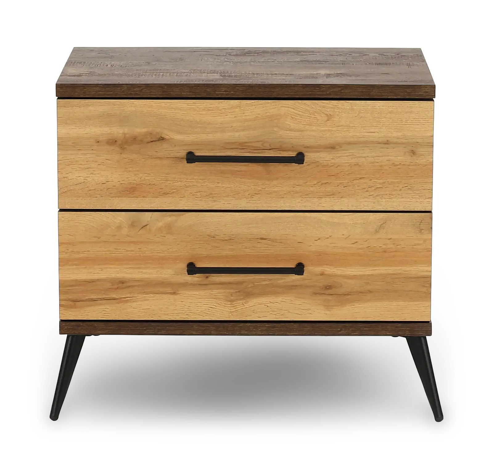 C0306A-025 Pine Row Antique Natural and Brown Nightstand-1