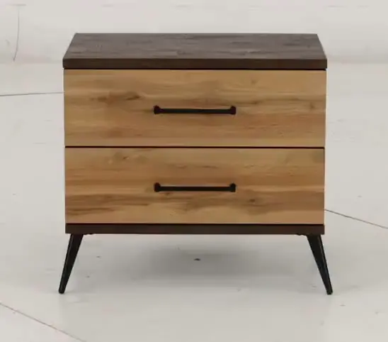 C0306A-025 Pine Row Antique Natural and Brown Nightstand-10