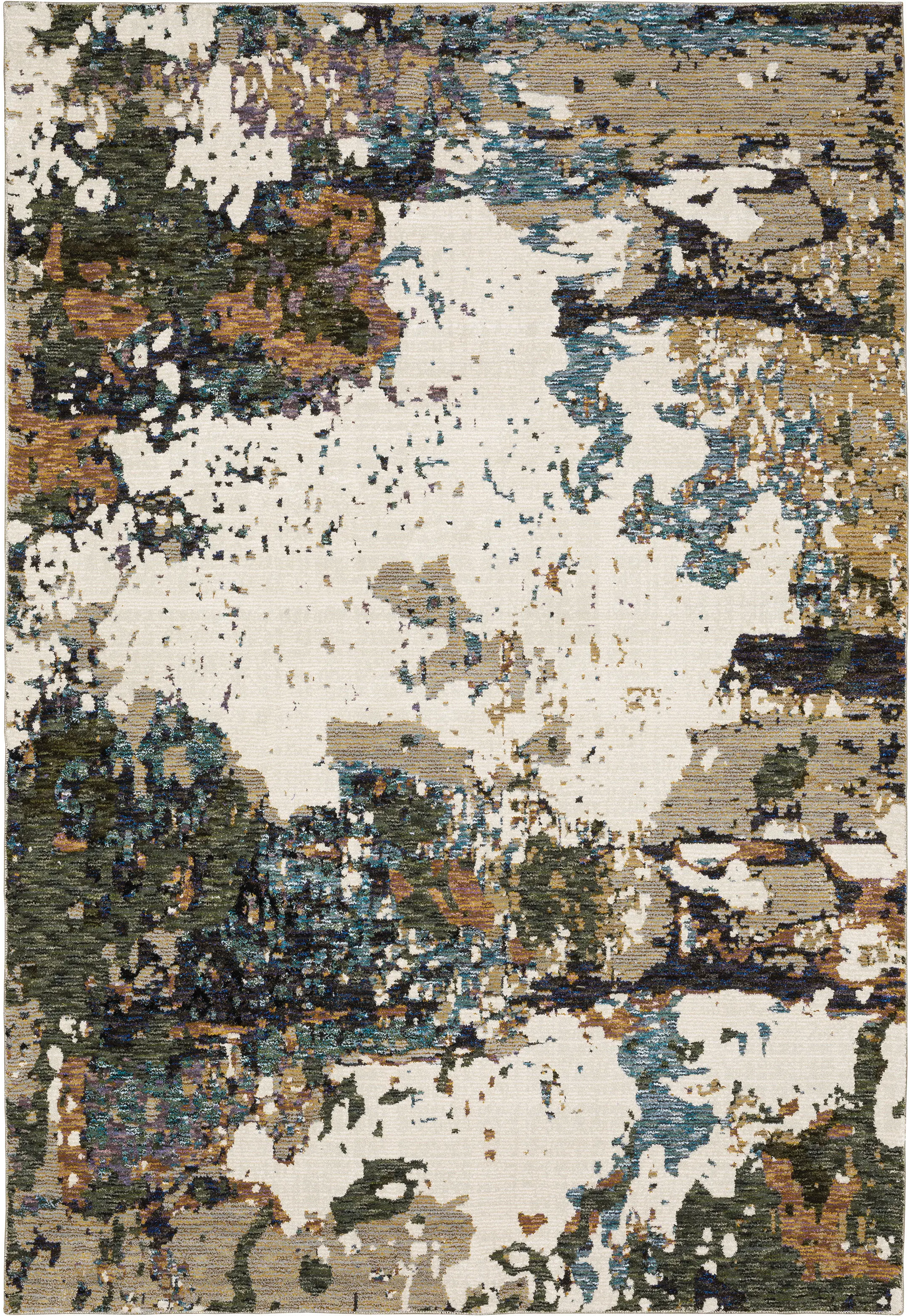 Evolution 8 x 10 Ivory Multicolor Area Rug-1