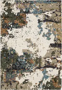 Evolution 8 x 10 Ivory Multicolor Area Rug