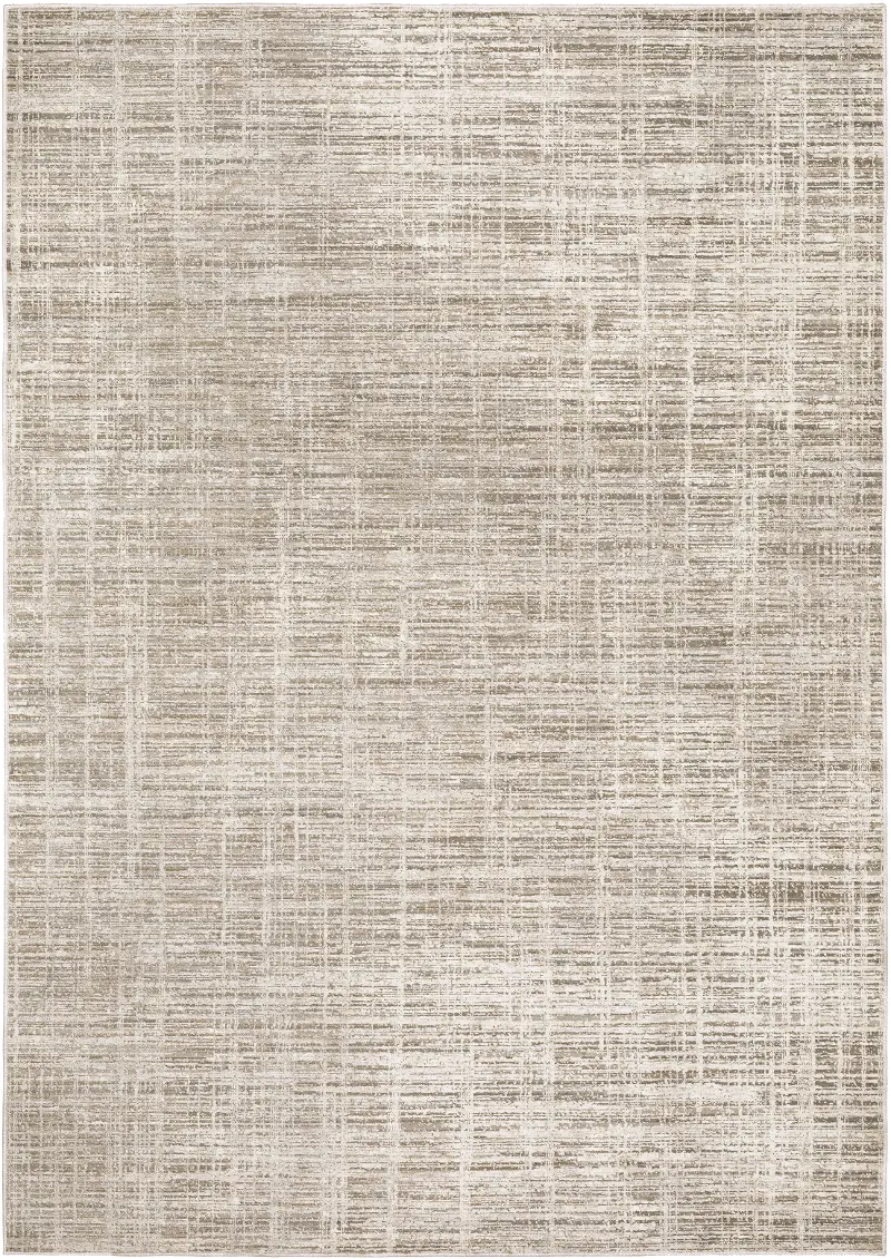 Nebulous 5 x 8 Modern Beige Area Rug