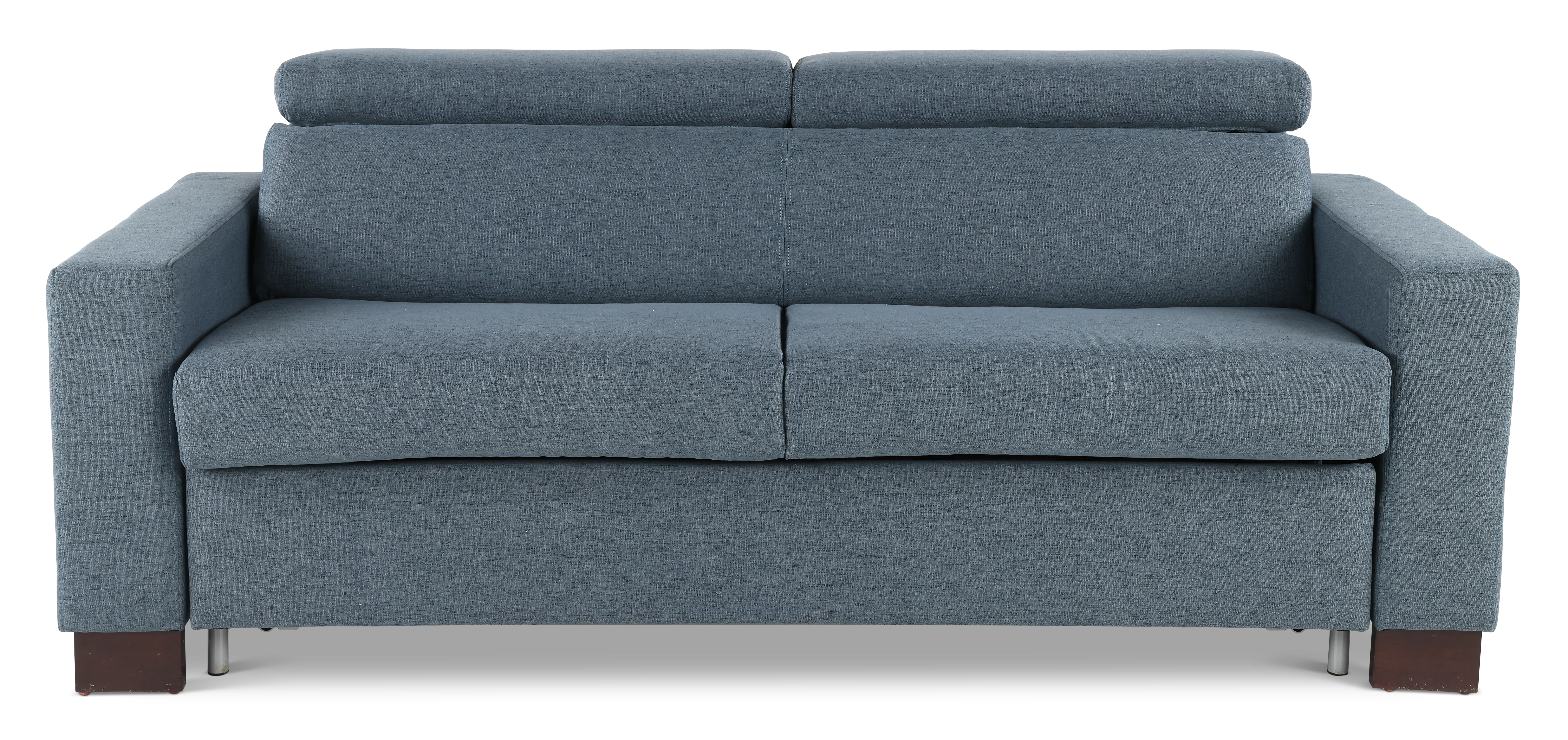Chelsea Steel Blue Queen Rollout Sleeper Sofa-1