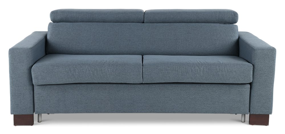 Chelsea Steel Blue Queen Rollout Sleeper Sofa