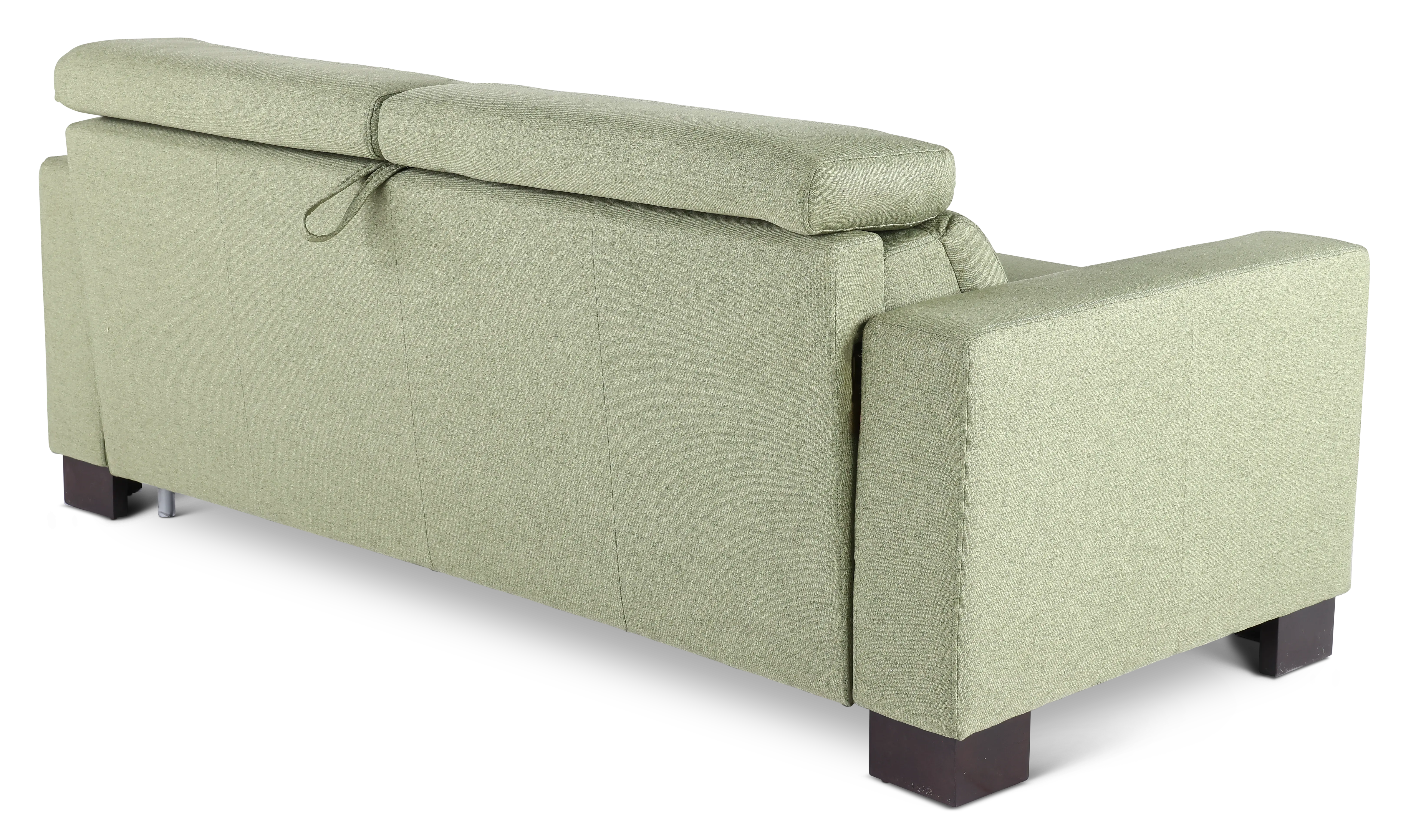 Chelsea Chive Light Green Queen Rollout Sleeper Sofa-6