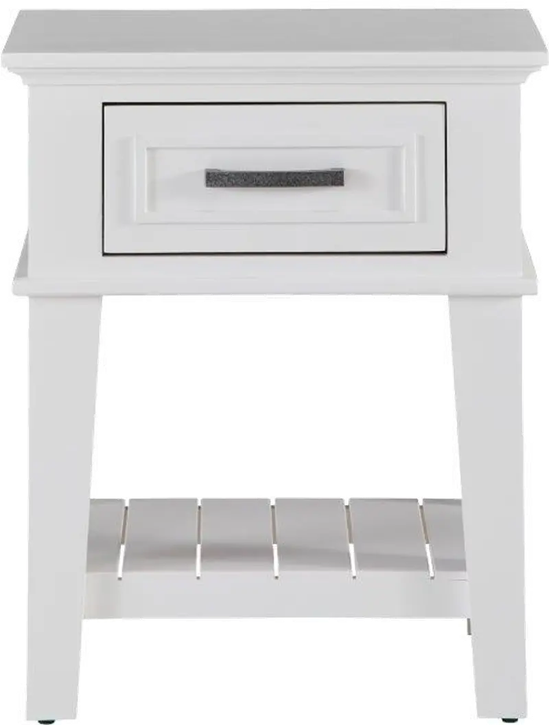 Pavilion White Youth Nightstand
