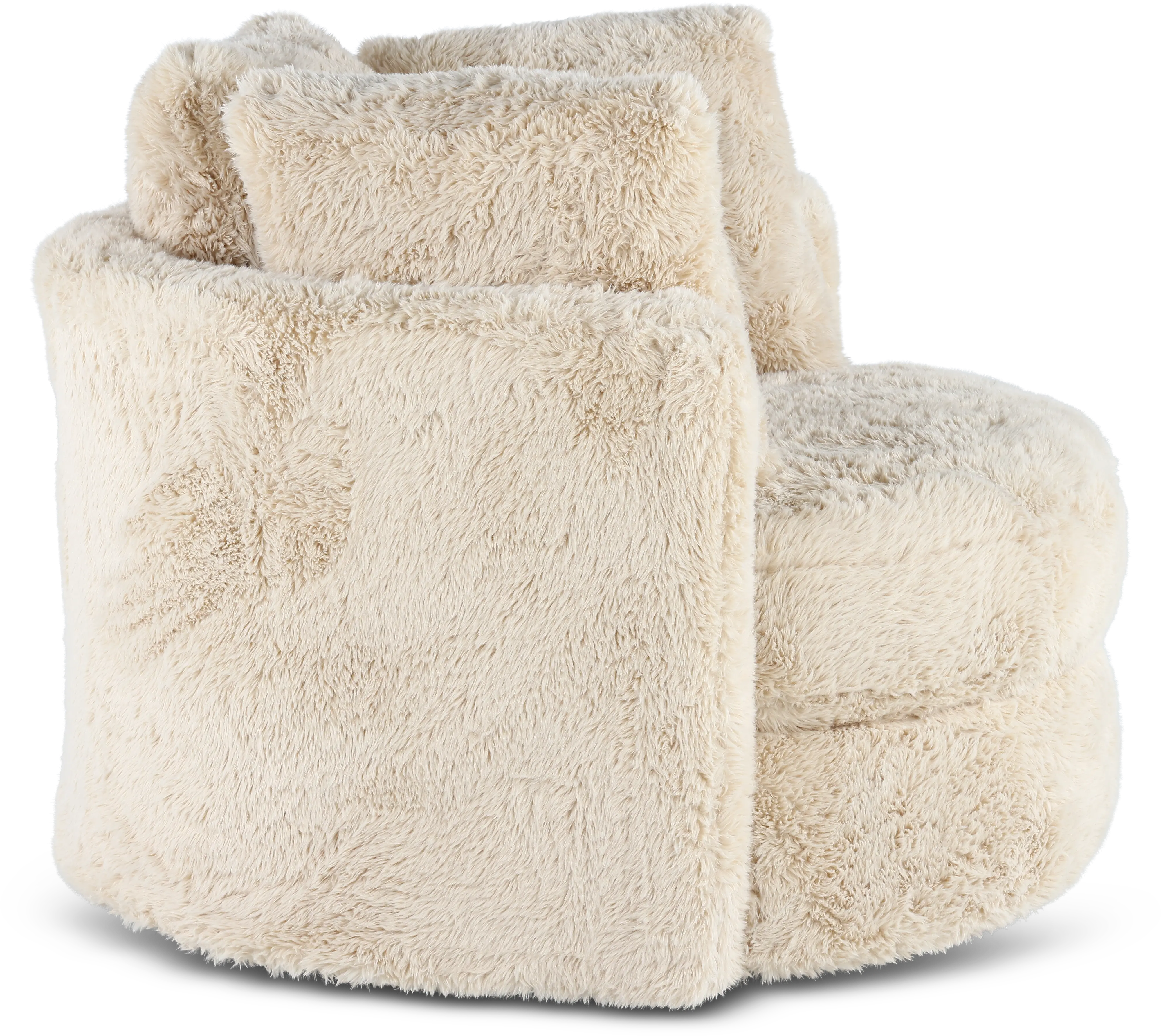Rebecca Sand Fur Swivel Chair-6