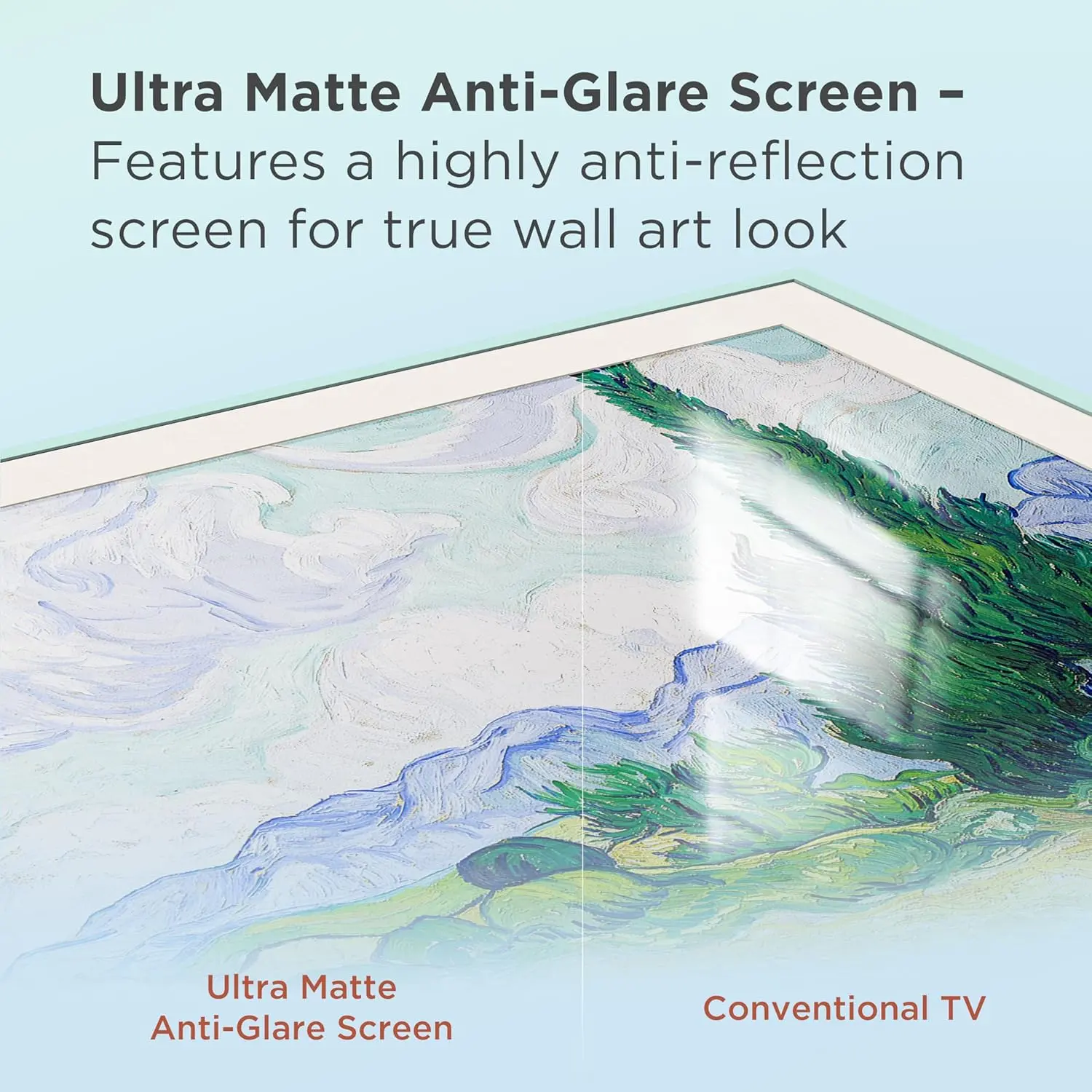 55A300W TCL 55  NXTVISION TV 4K QLED Smart Frame TV with Google TV and Flush Wall Mount-10