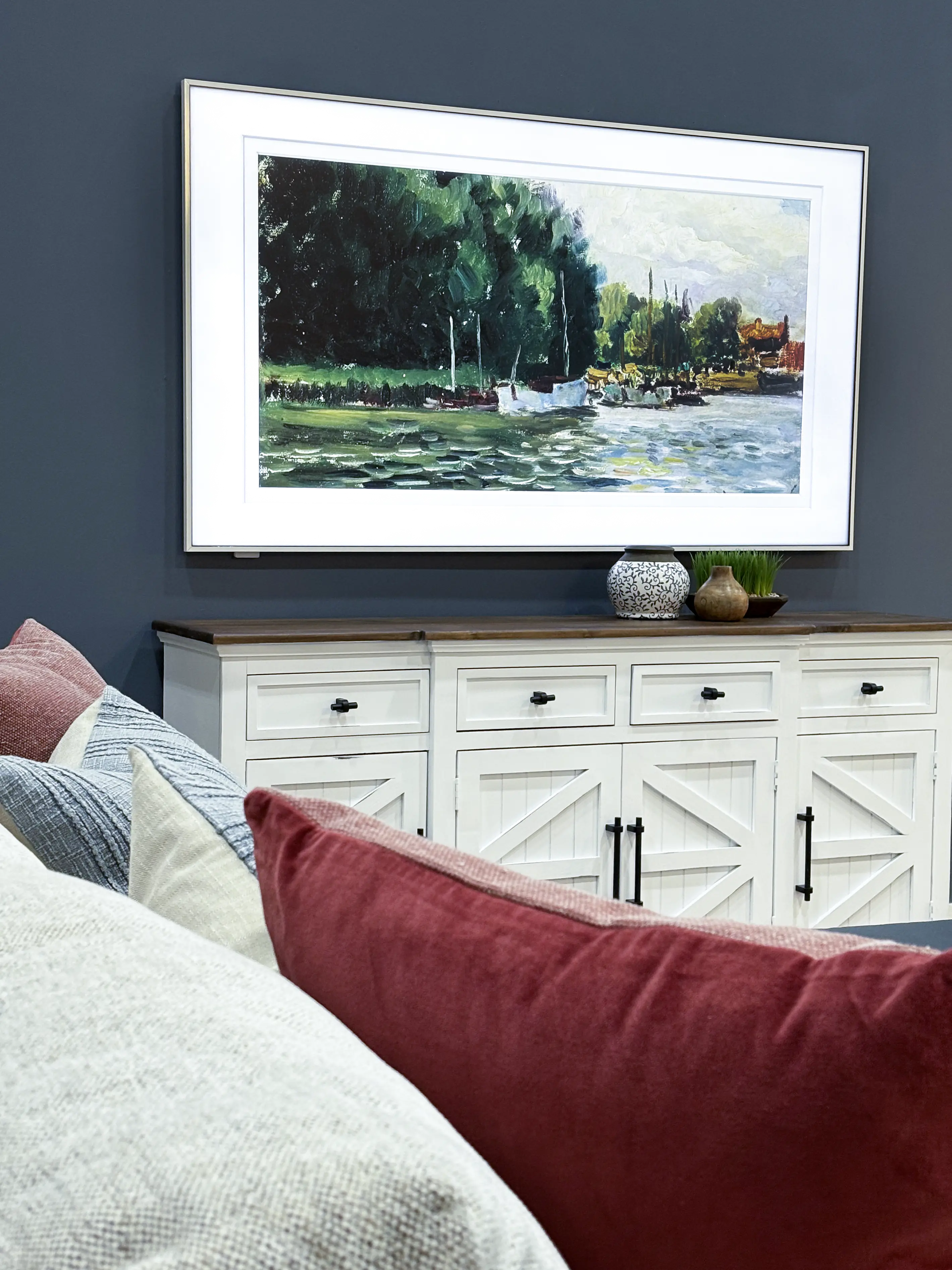 75A300W TCL 75  NXTVISION TV 4K QLED Smart Frame TV with Google TV and Flush Wall Mount-8