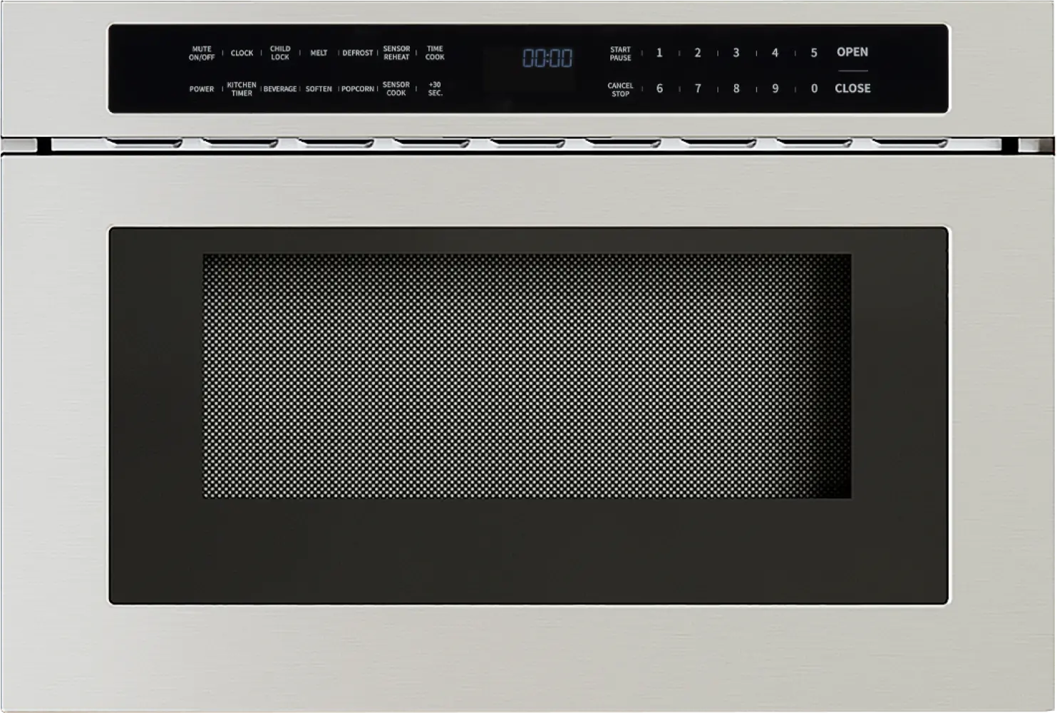 MWD2401AS Zephyr 1.2 Cu Ft Microwave Drawer - Stainless Steel-1