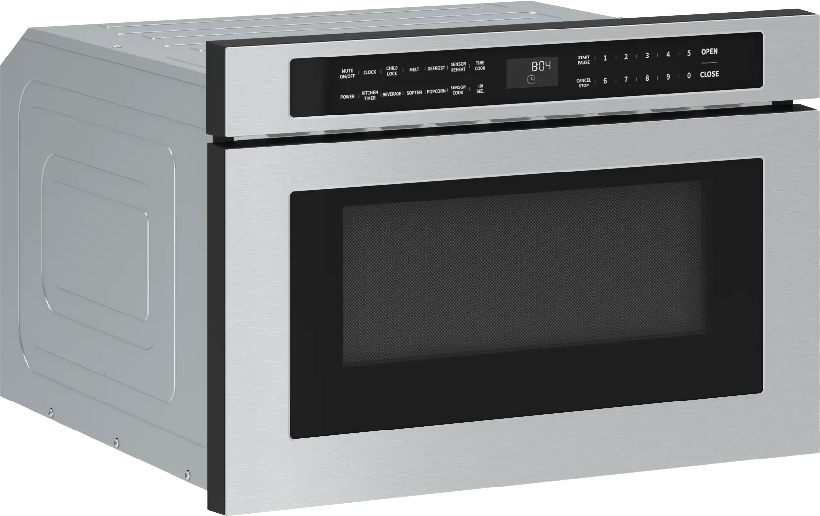 MWD2401AS Zephyr 1.2 Cu Ft Microwave Drawer - Stainless Steel-3