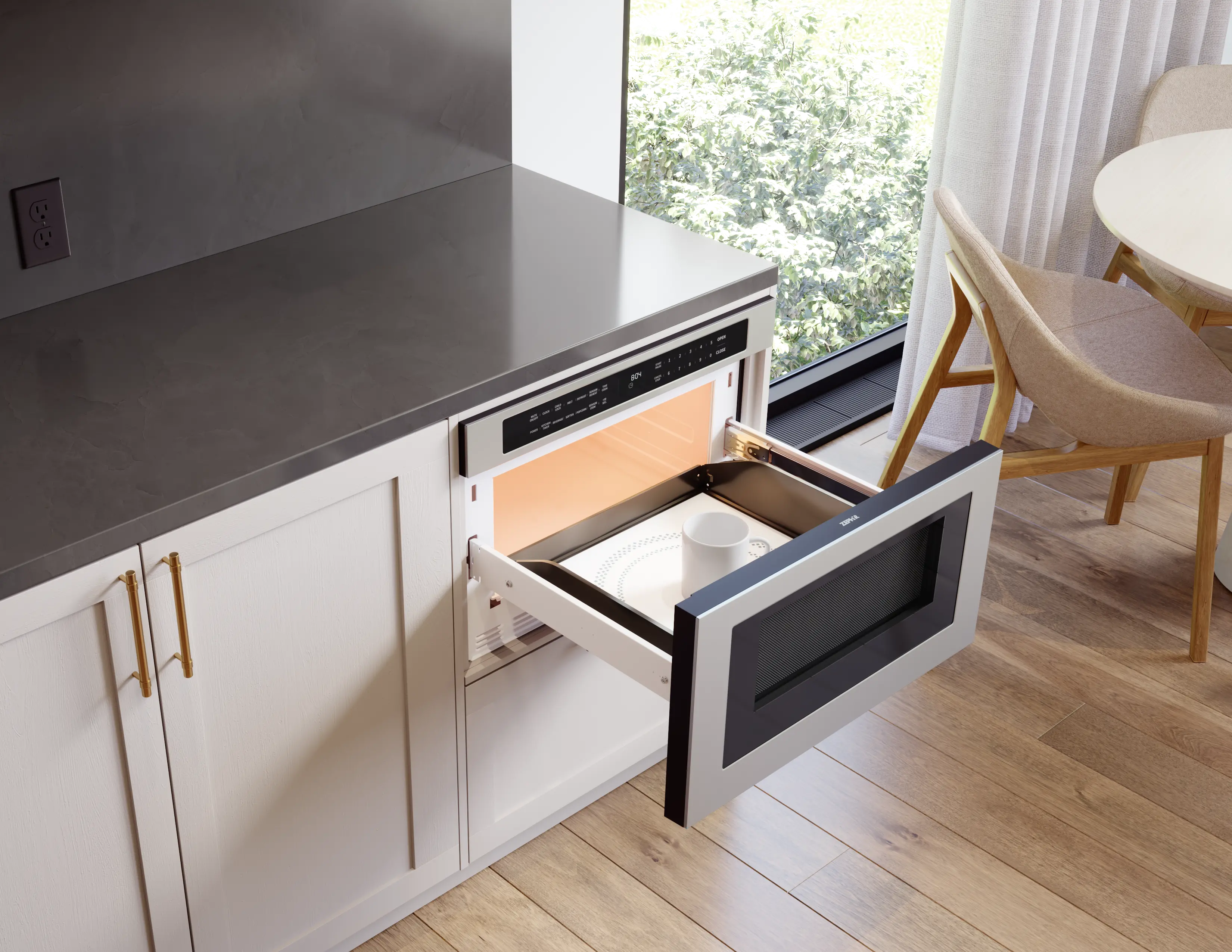 MWD2401AS Zephyr 1.2 Cu Ft Microwave Drawer - Stainless Steel-4