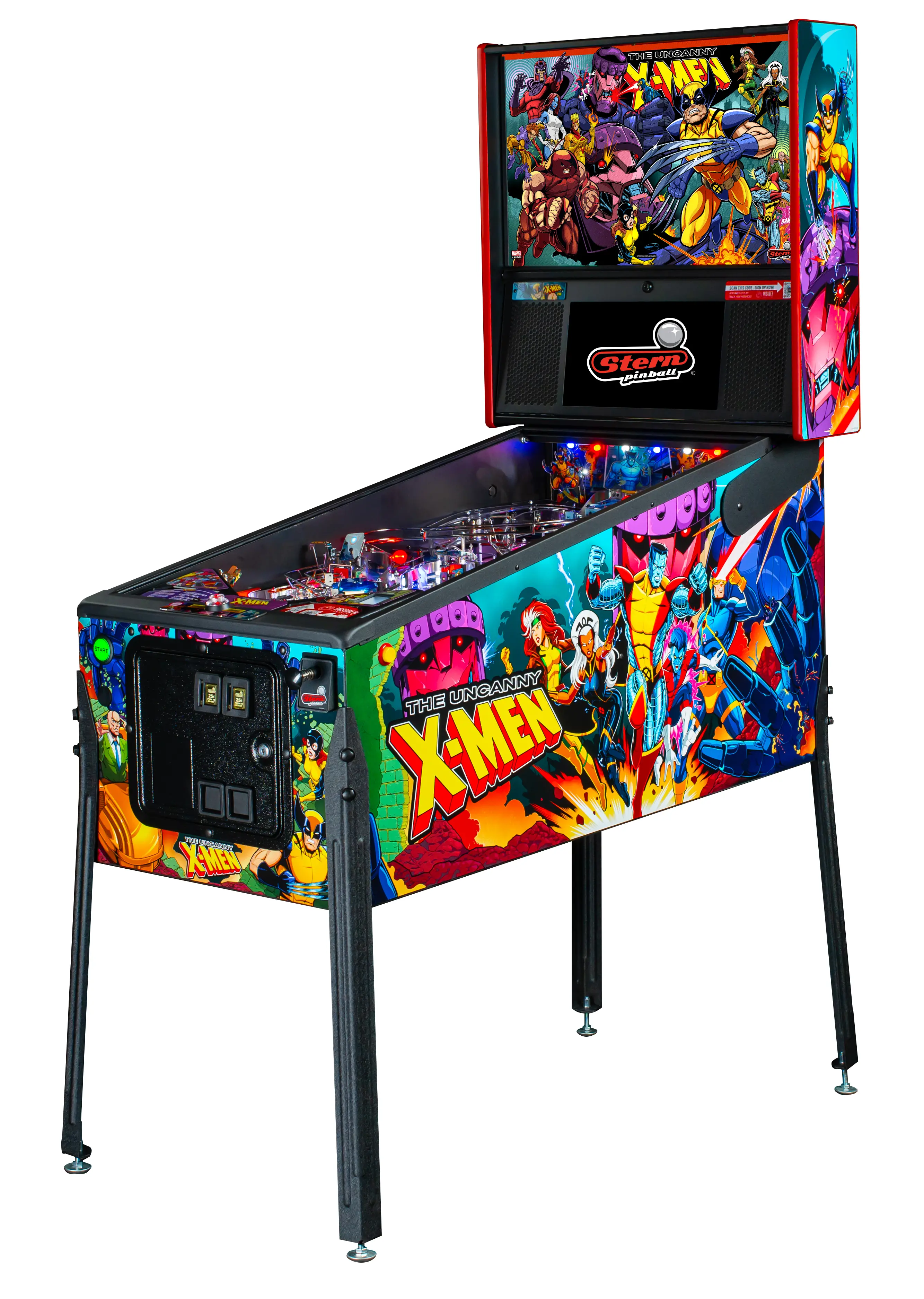 500-55Y5-11 Stern Pinball The Uncanny X-Men Pro Pinball Machine-3