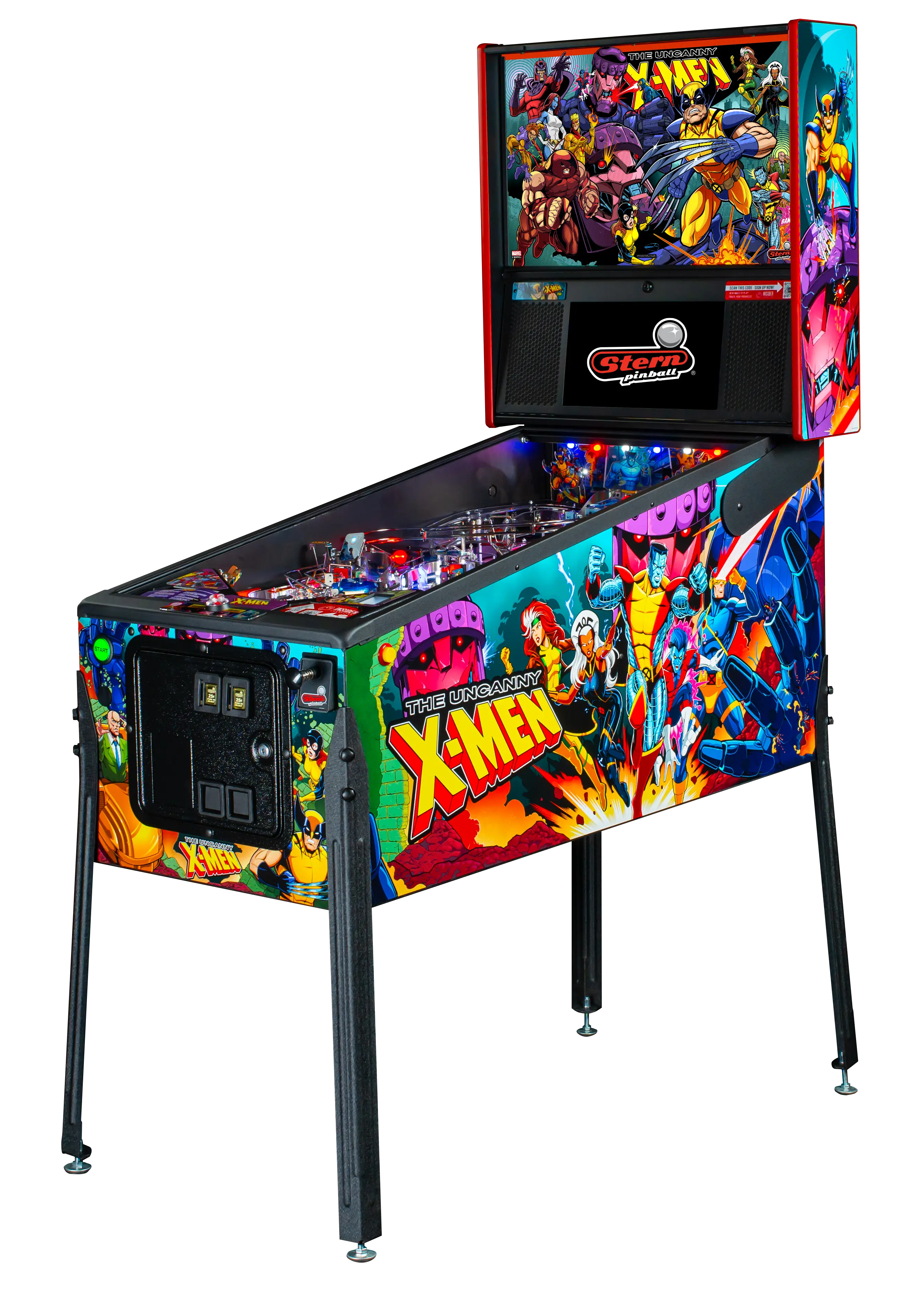 500-55Y5-11 Stern Pinball The Uncanny X-Men Pro Pinball Machine-4
