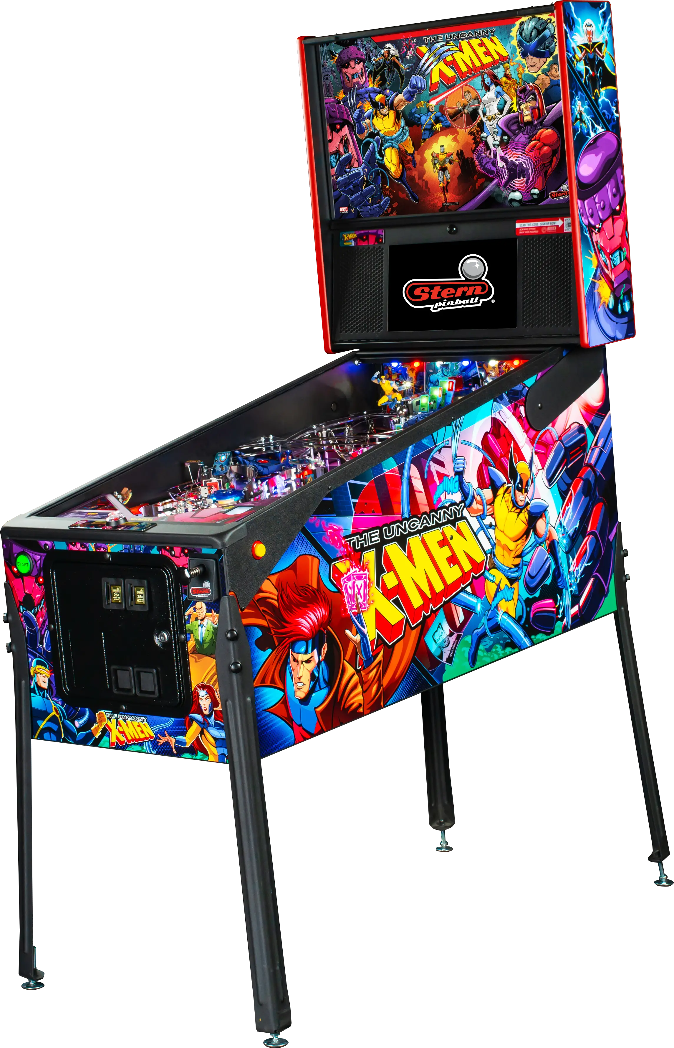 500-55Y7-11 Stern Pinball The Uncanny X-Men Premium Pinball Machine-2