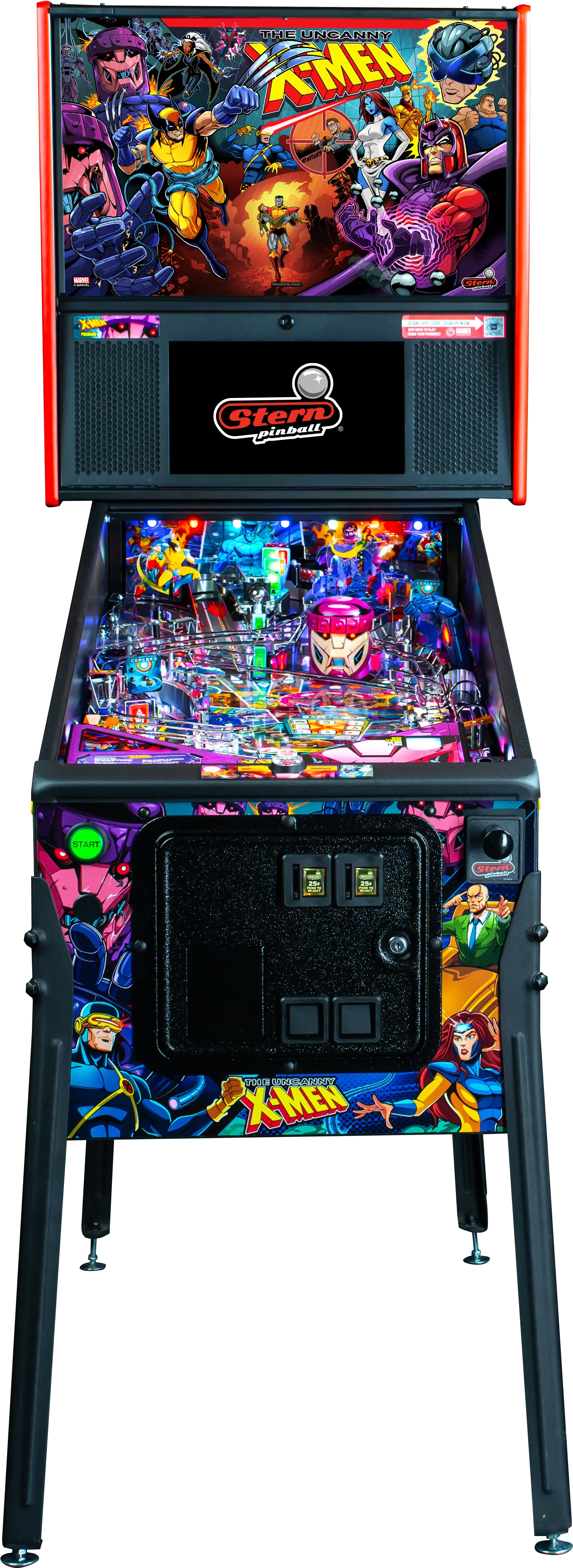 500-55Y7-11 Stern Pinball The Uncanny X-Men Premium Pinball Machine-3