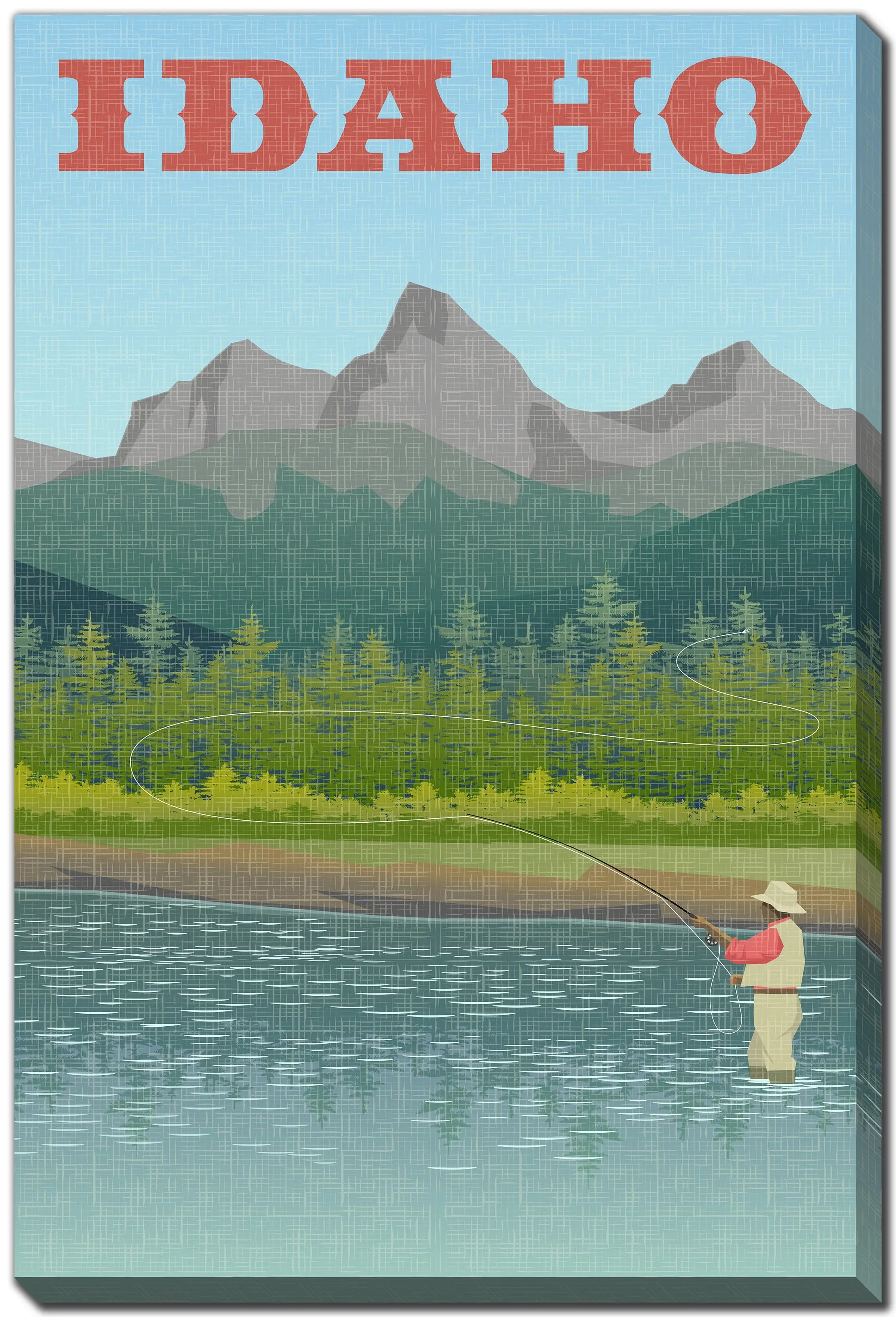 Idaho Print on Canvas-1