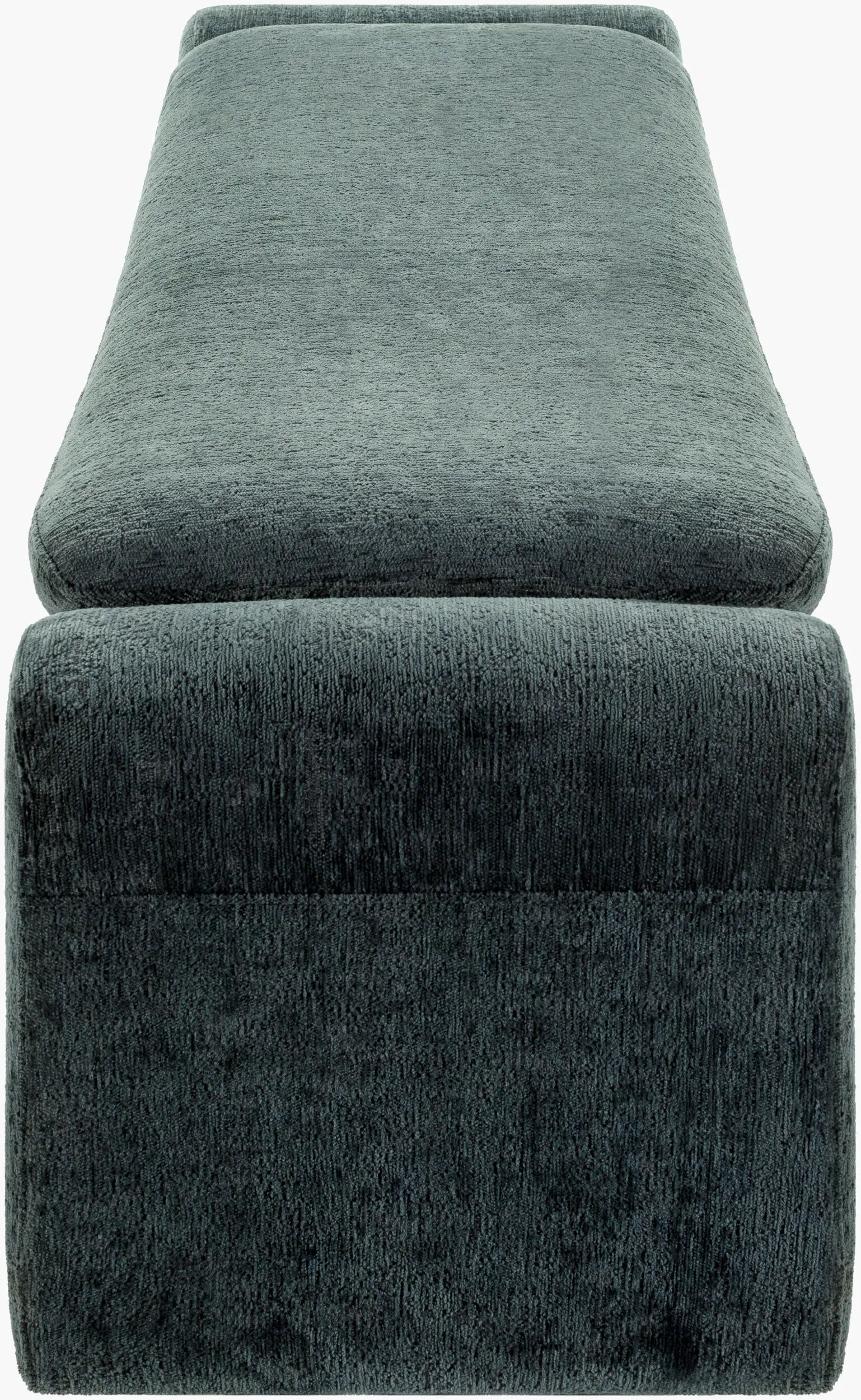 CASD001-186018 Cascadia Teal Curved Bench-4