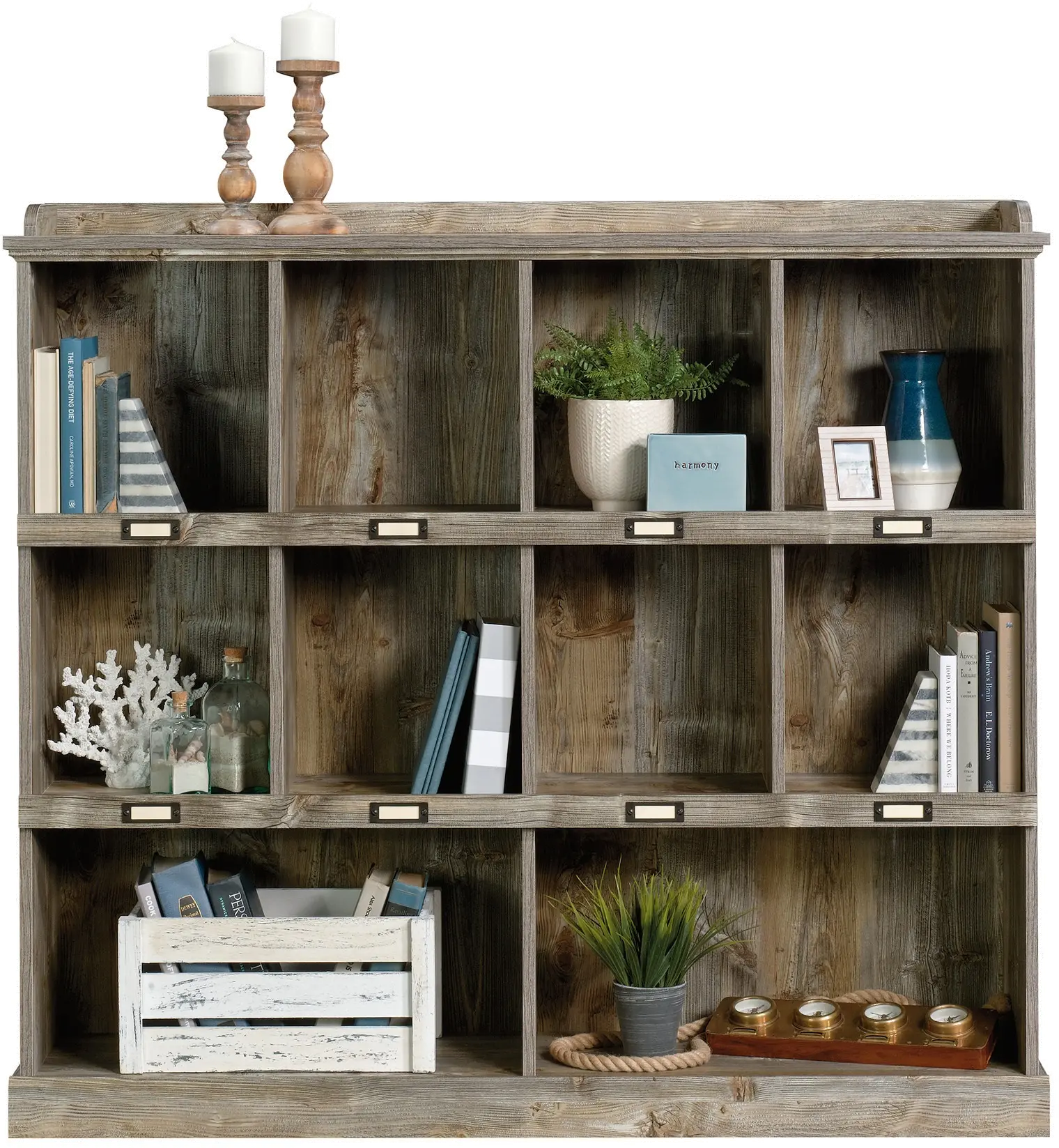 Granite Trace Brown Bookcase-3