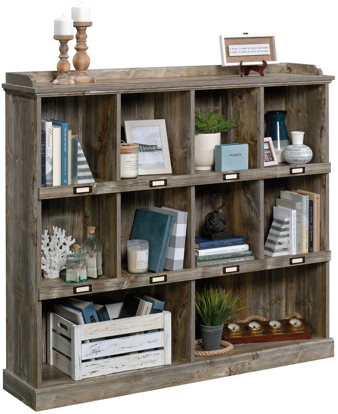 Granite Trace Brown Bookcase-4