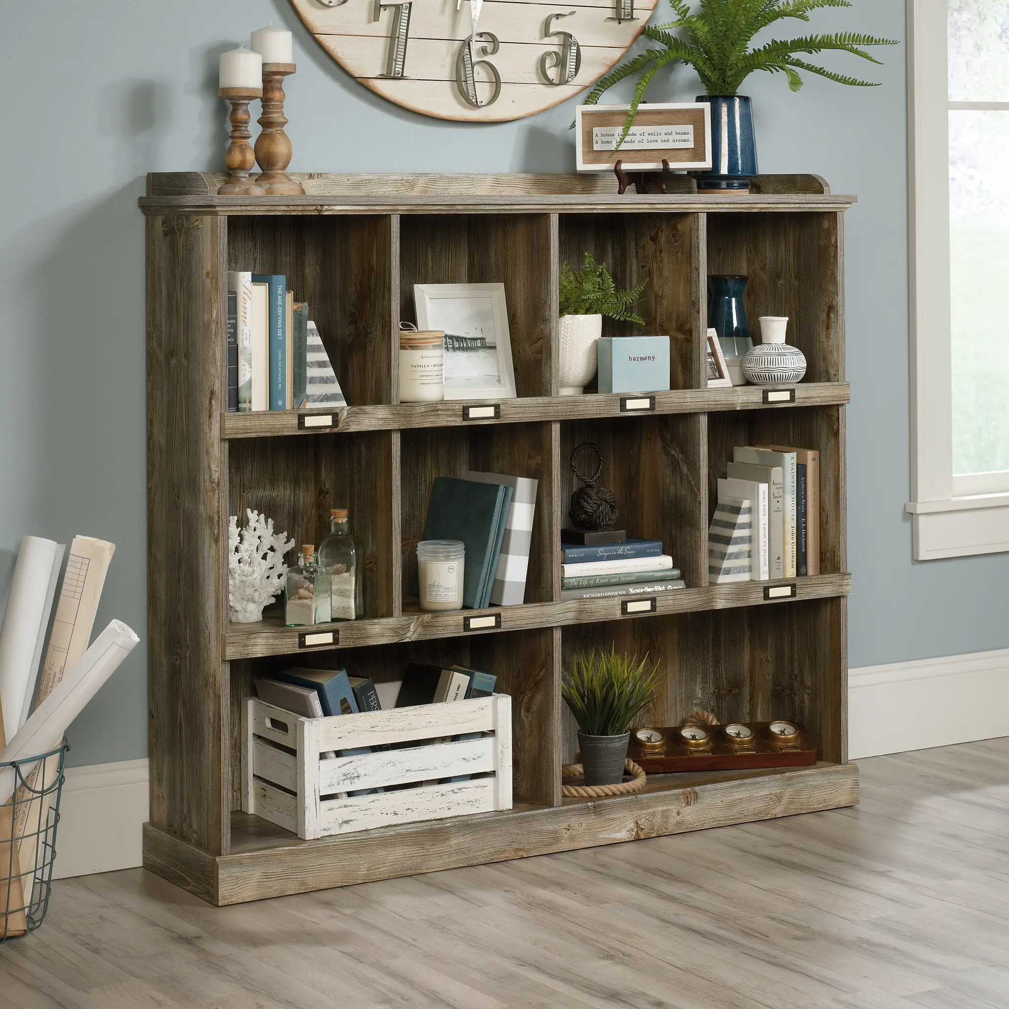 Granite Trace Brown Bookcase-2