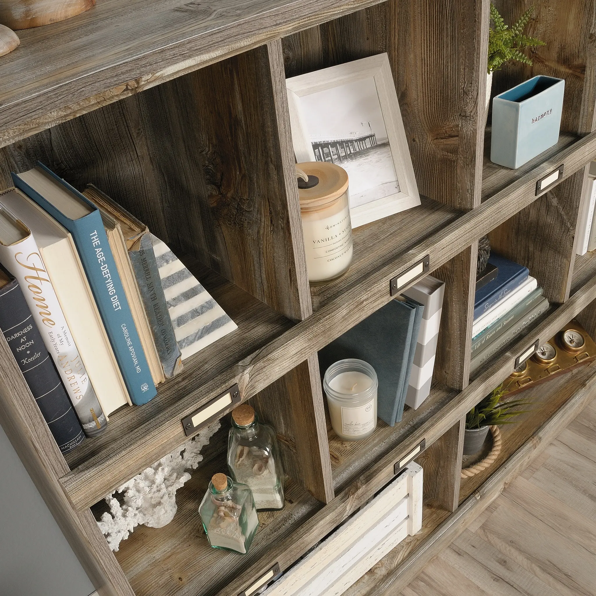 Granite Trace Brown Bookcase-5