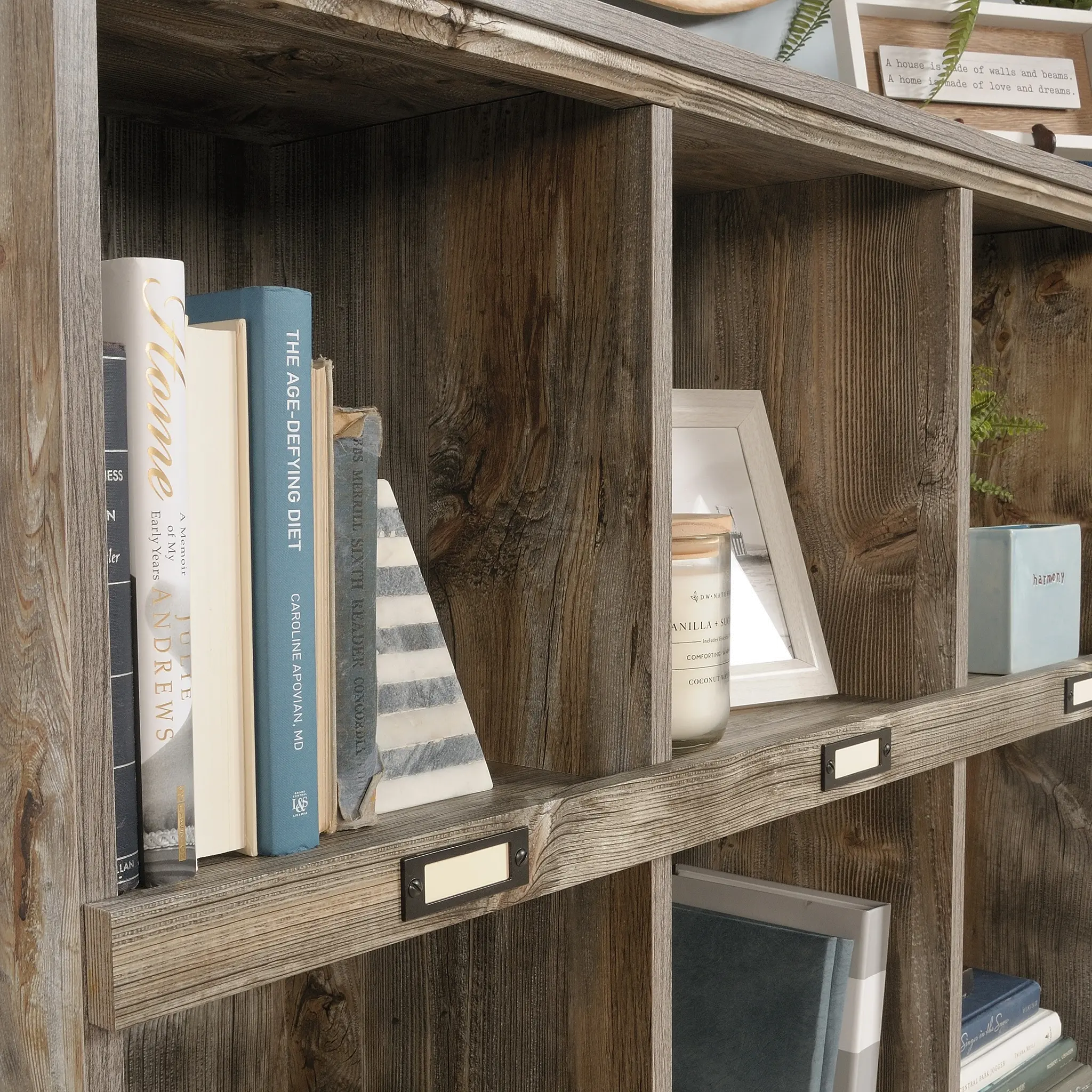 Granite Trace Brown Bookcase-6
