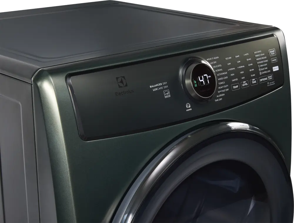 ELFE7738AA Electrolux 8 Cu Ft Electric Dryer - Alpine Green-5