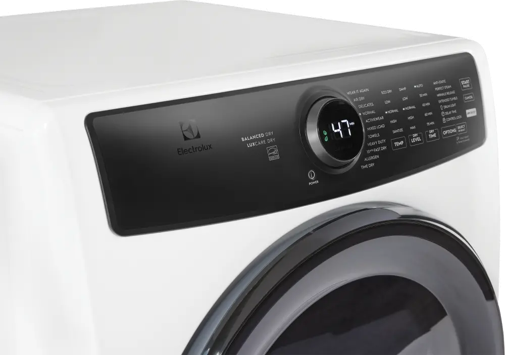 ELFG7738AW Electrolux 8 Cu Ft Gas Dryer - White-5