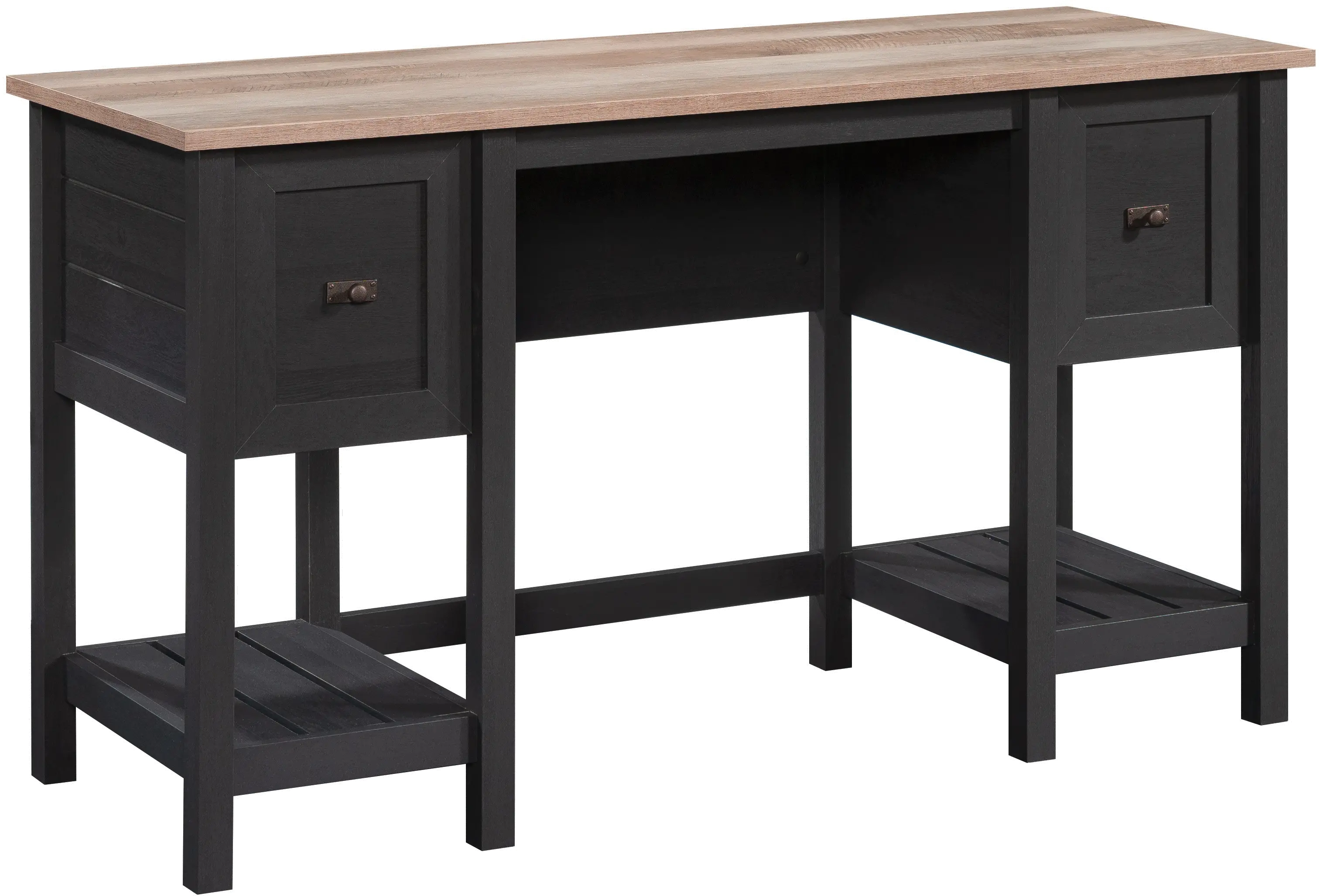 Raven Oak Black Student Desk-1